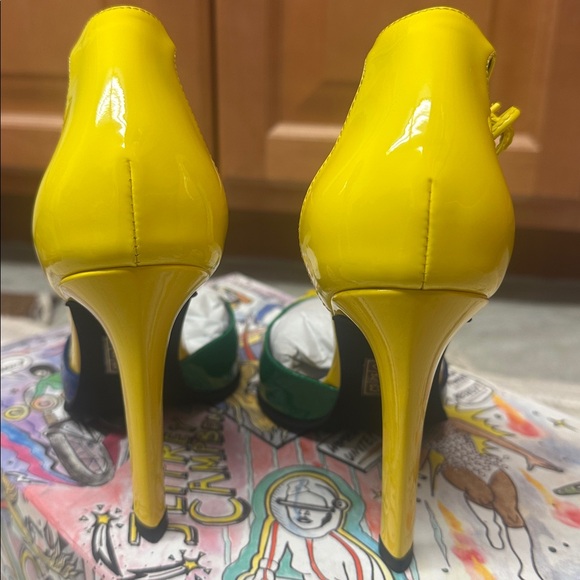 New NIB Jeffrey Campbell Ovio Ankle Strap Pointed Toe Pump 6 - Picture 5 of 8